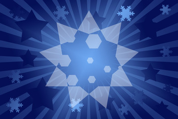 Obraz premium abstract, blue, light, illustration, design, star, space, sky, wave, christmas, stars, wallpaper, pattern, night, texture, card, backdrop, glow, art, graphic, black, technology, snow, digital, holiday