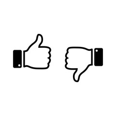 like dislike icon vector design symbol