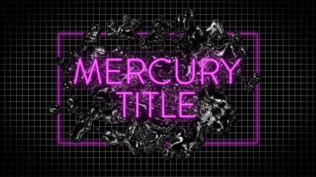 Glowing Mercury Title