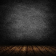 empty interior room with grunge wall