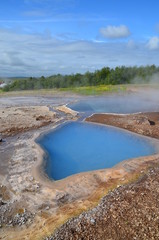 Iceland hot spring
