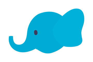 Isolated elephant cartoon vector design