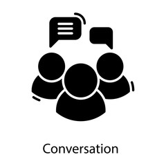  Conversation Glyph Vector