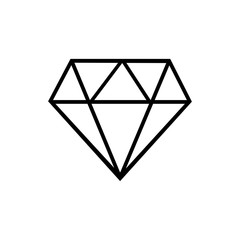 diamond icon vector design symbol