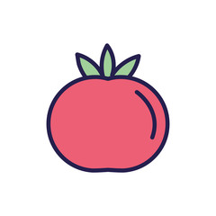 fresh tomato vegetable fill style icon