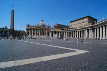 Fototapeta na wymiar Roma, piazza San Pietro