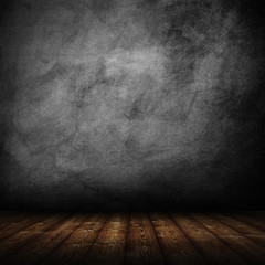 empty interior room with grunge wall