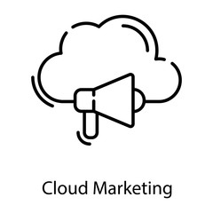  Cloud Marketing Vector