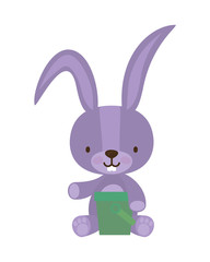 Isolated rabbit cartoon vector design