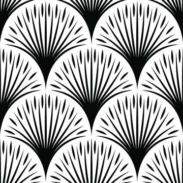 Floral monochrome geometrical vector overlay texture pattern
