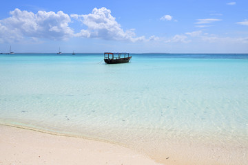 Obraz premium Boat. Zanzibar, Tanzania, Africa