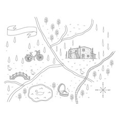 Map wedding