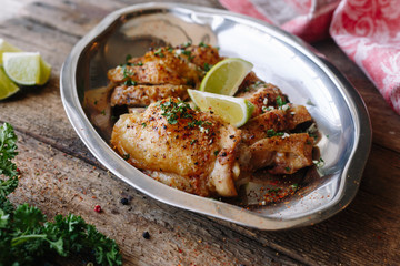 baked chicken thigh