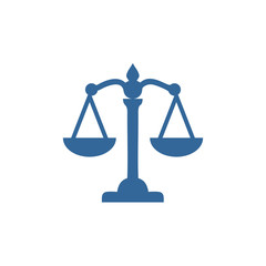 scale icon vector design symbol of legal,justice