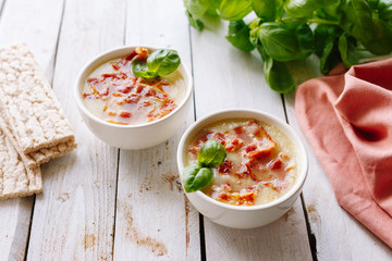 vegetable soup with bacon