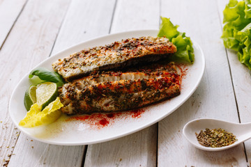 baked fish in spices