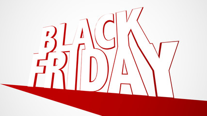 Black Firday Sale Banner (white) | EPS10 vector