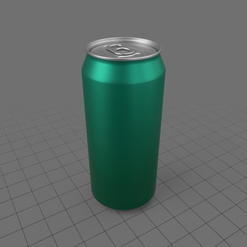 Closed 440 ml beverage can