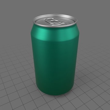 Closed 330 ml beverage can
