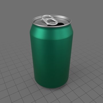 Open 330 ml beverage can
