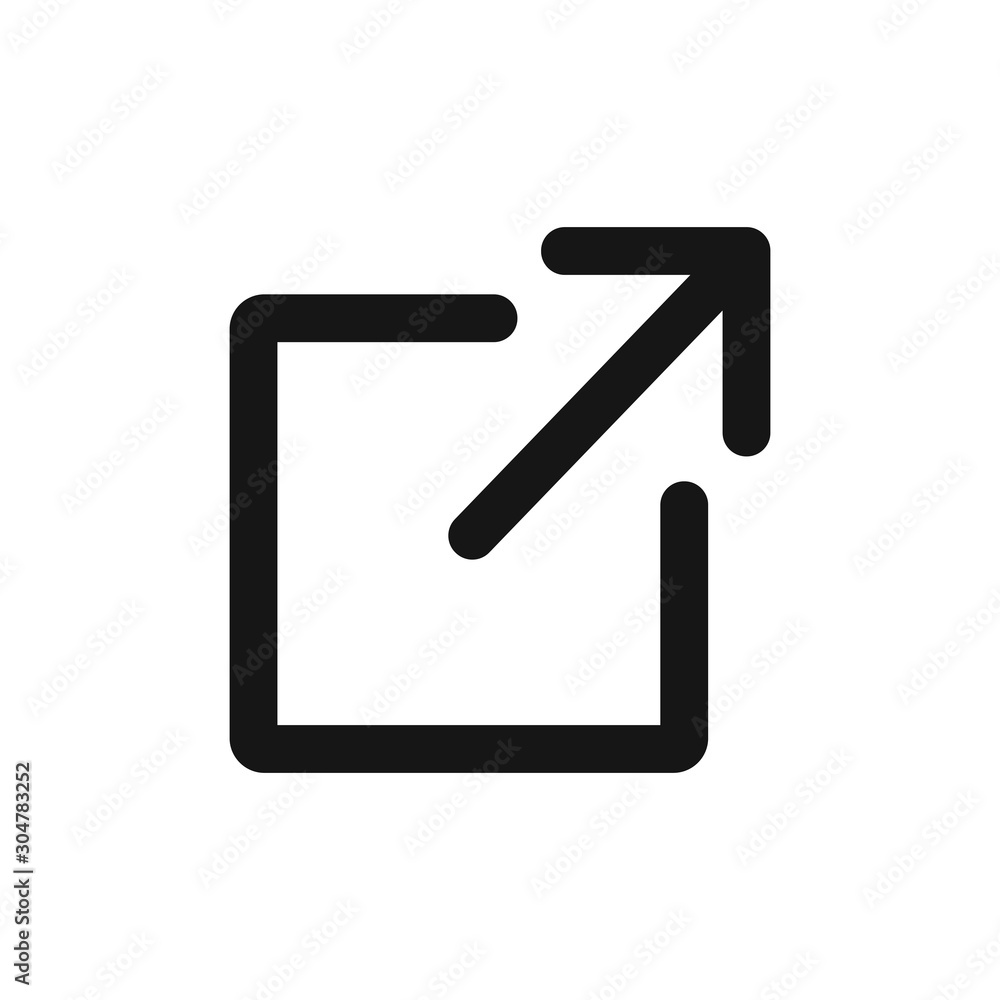 Poster logout or exit icon vector