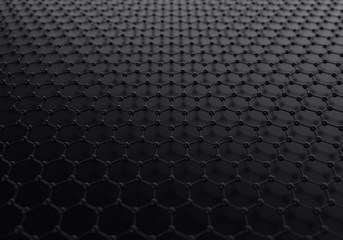 Black Carbon Molecule Background