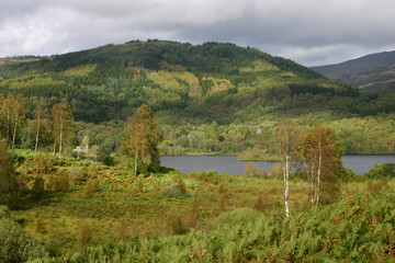 Fototapeta na wymiar Loch Achray in Scotland