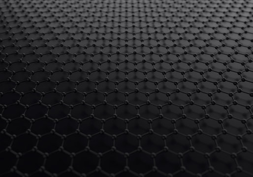 Black Carbon Molecule Background