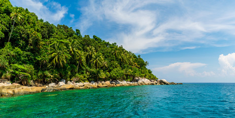 Fototapeta na wymiar A tropical island, Redang Islands, Malaysia