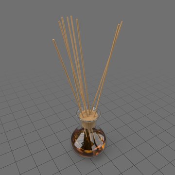 Aromatic reed sticks in glass bottle 4