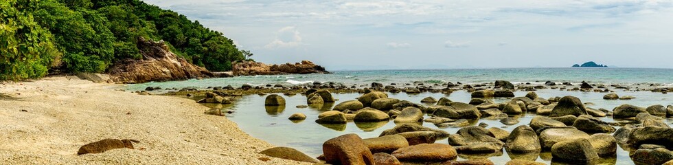 A sunset view, Adam and Eve's Beach, Kecil, Perhentian Islands, Malaysia