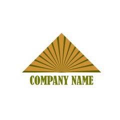 Agriculture vector logo design, agronomy, wheat farm, rural country farming field, natural harvest