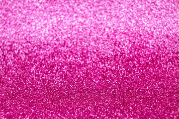 Shiny pink holiday background. Glowing magic bokeh. Blur. Glitter confetti, Princess, little girl, wedding