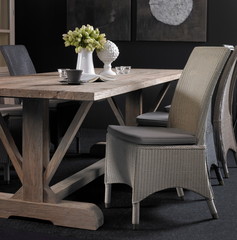 Artistic Ethnic Classy Modern Elegant Luxury Indoor Home Interiors and Outdoor Garden Park Furniture Table Chair Cabinet Accessories from Rattan Plastic Wicker or Wooden Materials for Hotel and House 