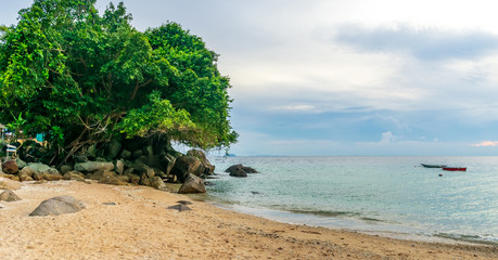 Fototapeta na wymiar Mira Beach, Kecil, Perhentian Islands, Malaysia