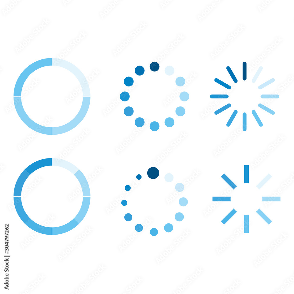 Poster loading icon vector design symbol