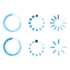 loading icon vector design symbol