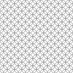 Fototapeta premium Seamless vector pattern. Geometric background texture. Black and white color. Simple modern style in flat design.
