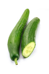 cucumber on a white background