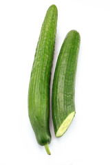 cucumber on a white background