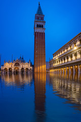 Fototapeta na wymiar Flood in Venice