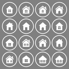 Fototapeta premium home icon vector design symbol
