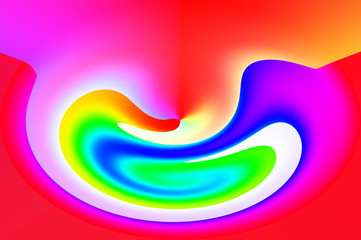 Obraz premium Abstract rainbow color.