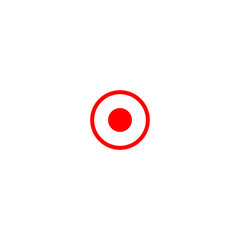 Target icon. Goal symbol. Logo design element