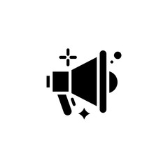 Megaphone Vector Glyph Icon