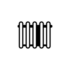 Heater icon. Room heater symbol. Logo design element