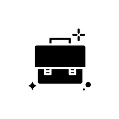 Briefcase Vector Glyph Icon