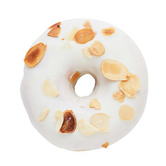 Donut isolated on white background..
