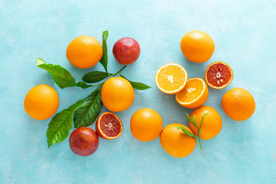 Oranges, fresh fruits, vitamin C concept © Sea Wave