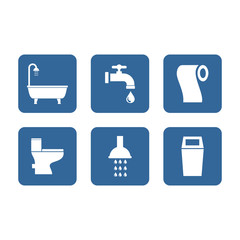 bathroom icon vector design symbol